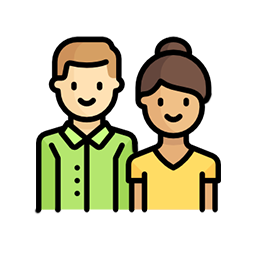 Иконка работы с родителями — АВА-терапия обучает родителей приёмам закрепления навыков дома и даёт поддержку специалиста